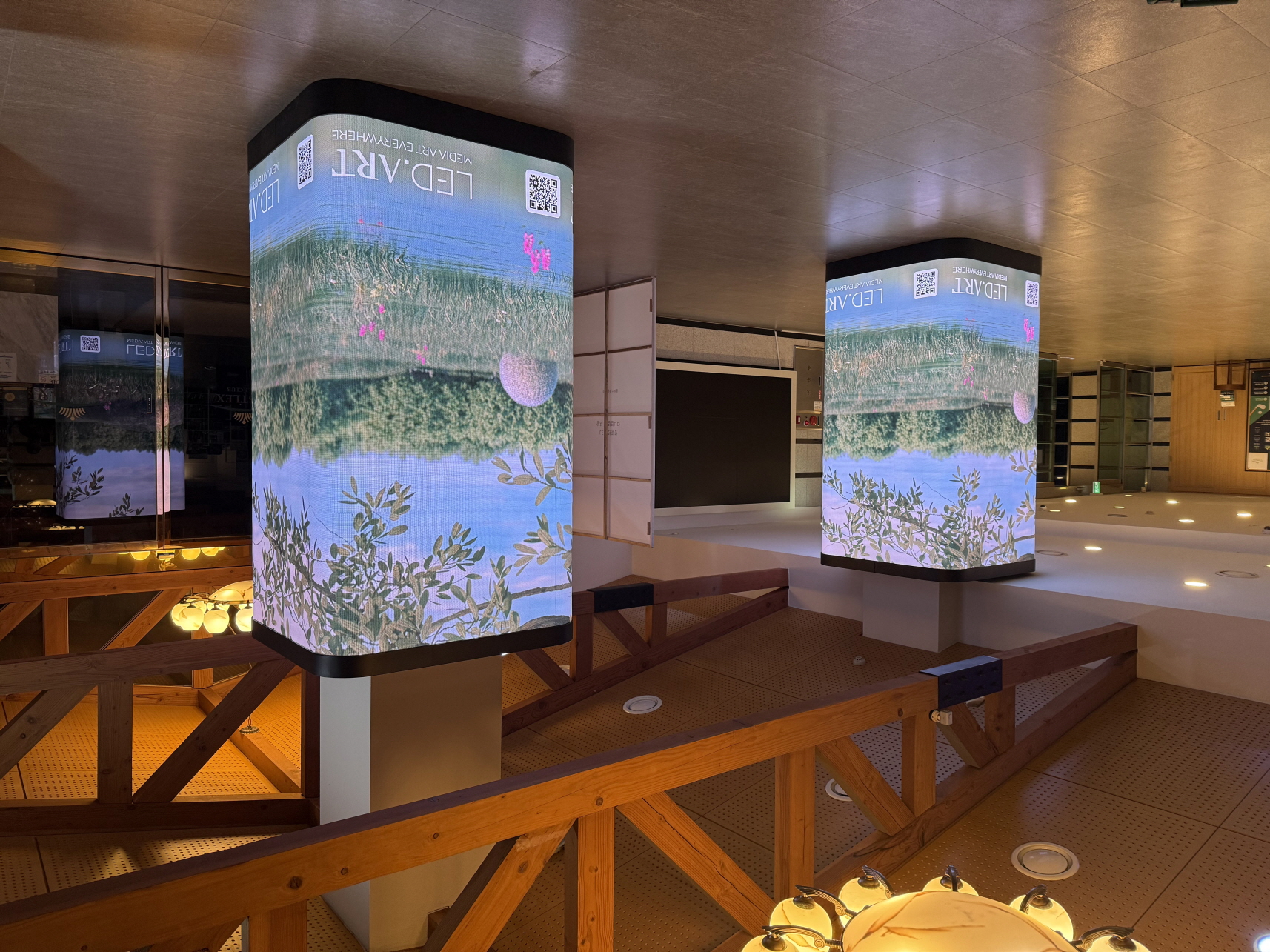 하남 GC골프클럽하우스 LED전광판 기둥-02