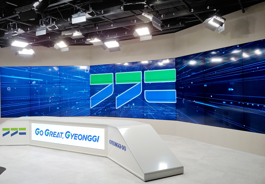 스튜디오, 27면 비디오월 방송형 미디어 환경-04