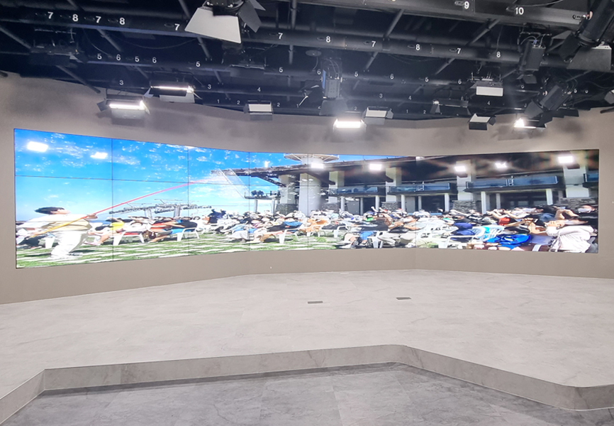 스튜디오, 27면 비디오월 방송형 미디어 환경-05